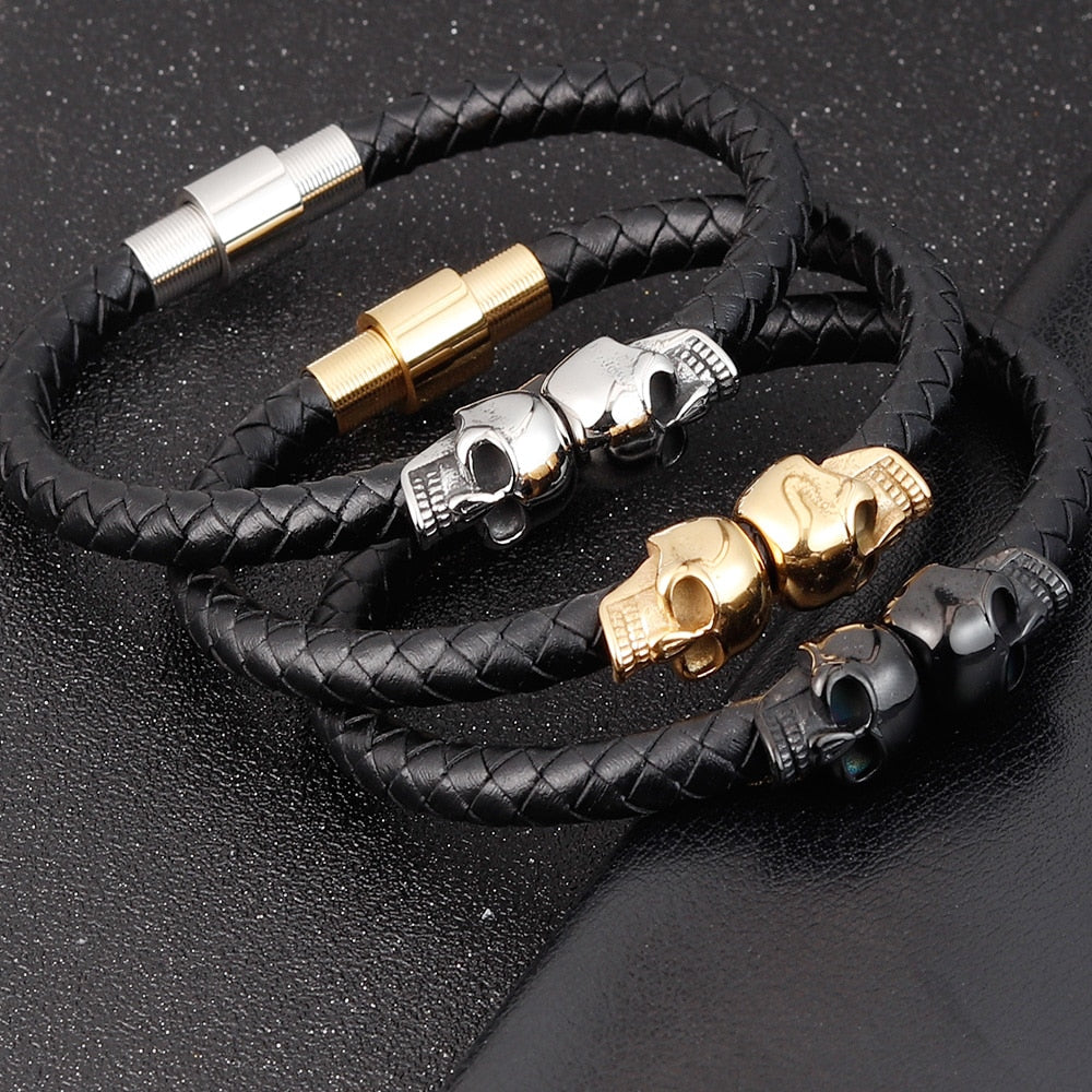 Braided Leather Bracelets