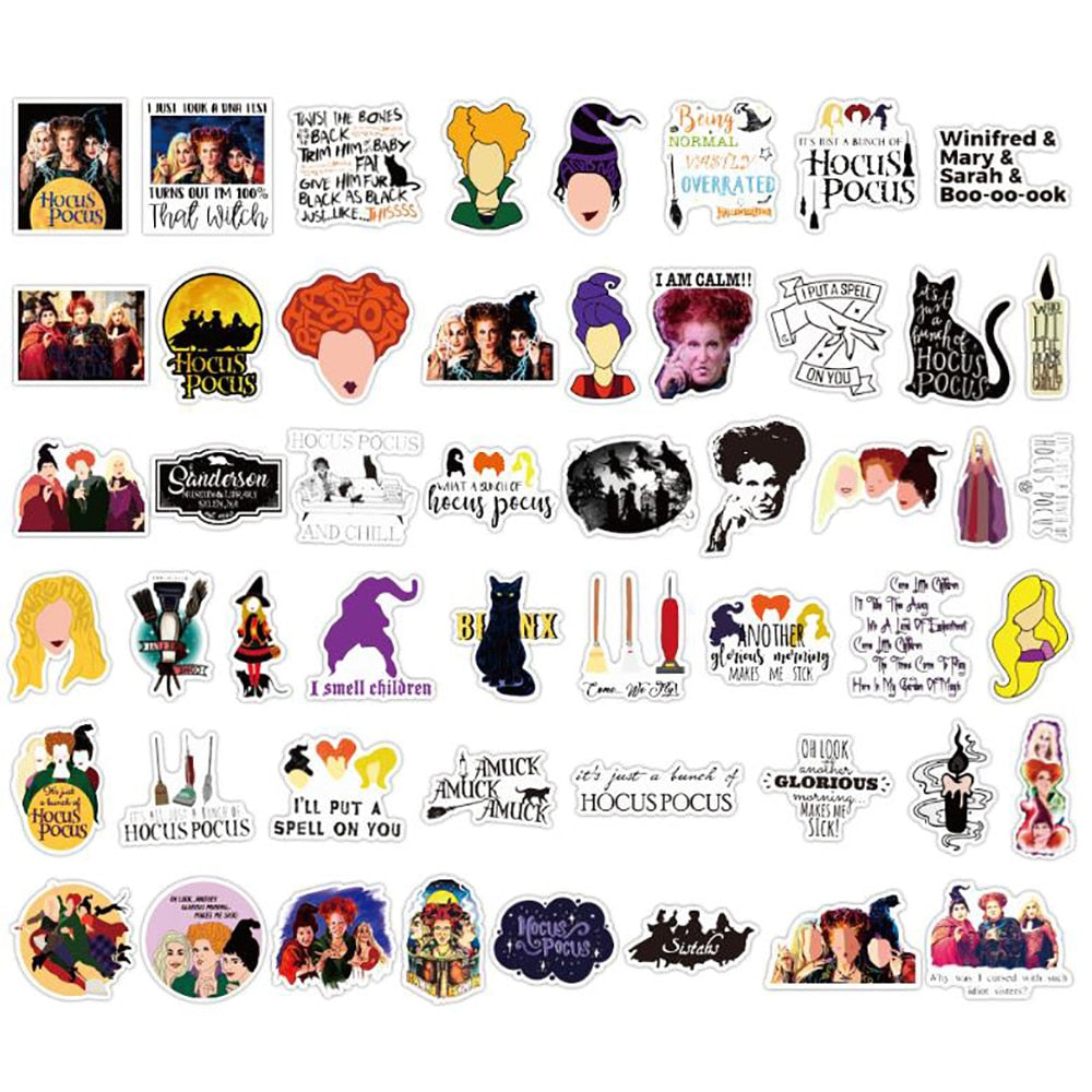 Sanderson Witch Stickers