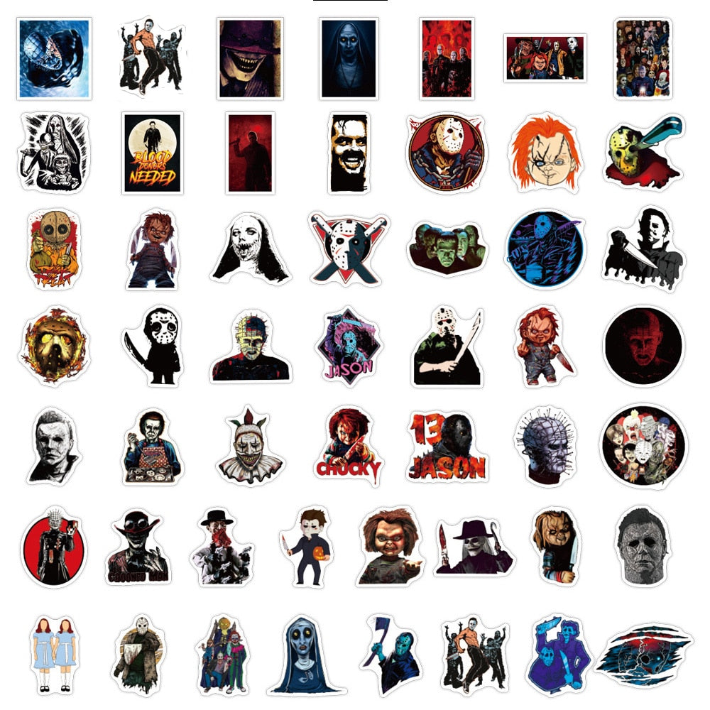 Mixed Horror Stickers V2