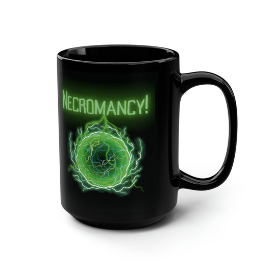 A photo of our necromancy mug