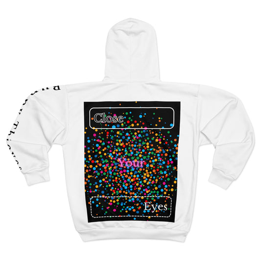 Close Your Eyes Hoodie (white)