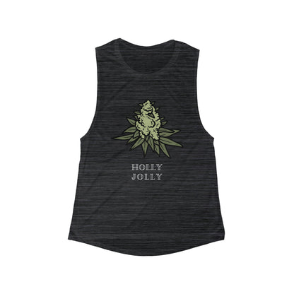 Holly Jolly Scoop Muscle Tank