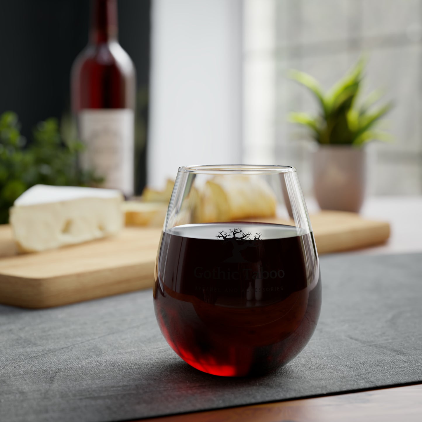 GothicTaboo Stemless Wine Glass