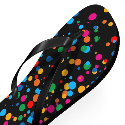 Color Cacophony Flip Flops