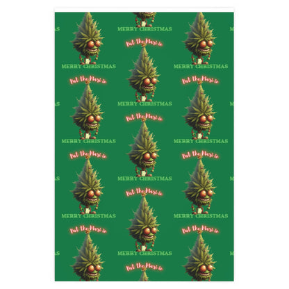 Merry Juana Tree Wrapping Paper