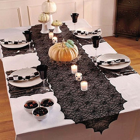 Lace Spider Web Table Runners