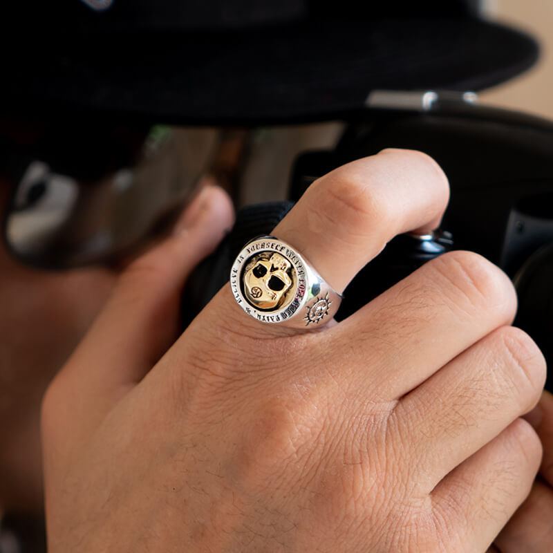 Sterling Silver Skull Ring