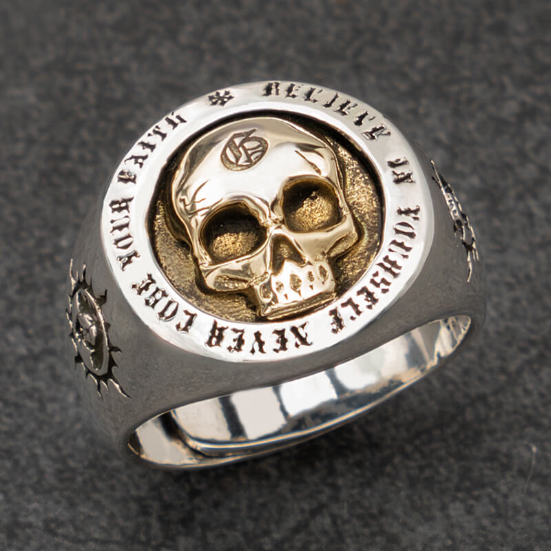 Sterling Silver Skull Ring