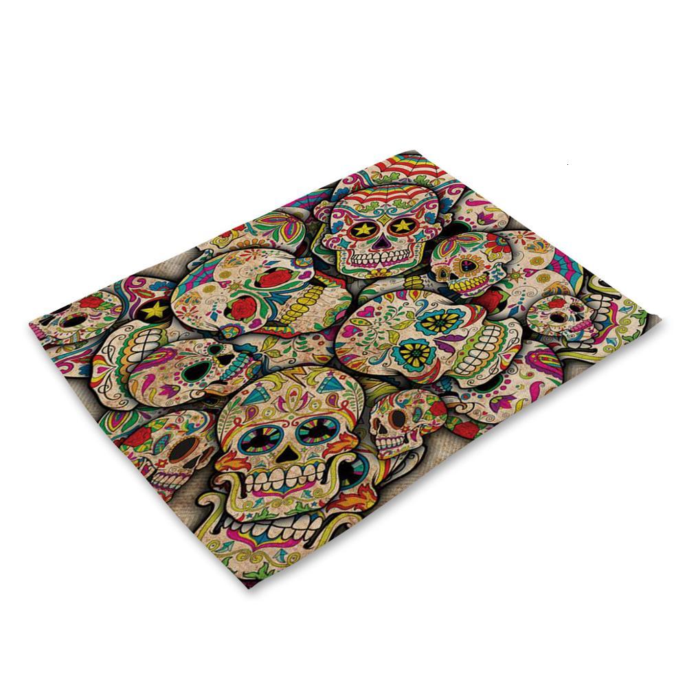 Skull Pattern Placemat