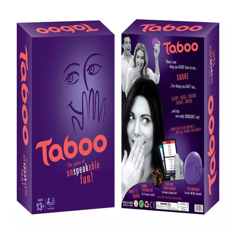 Taboo Card Game for Adults