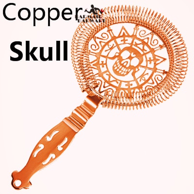 Scorpion and Skull Cocktail Strainer