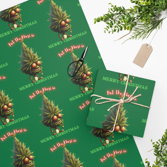 Merry Juana Tree Wrapping Paper